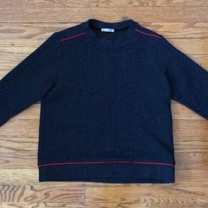 Navy Textured Zara Sweater